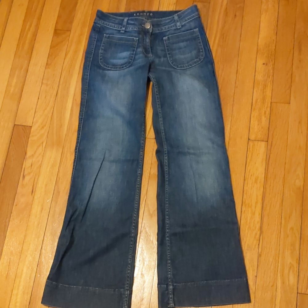 Sandro wide leg jeans